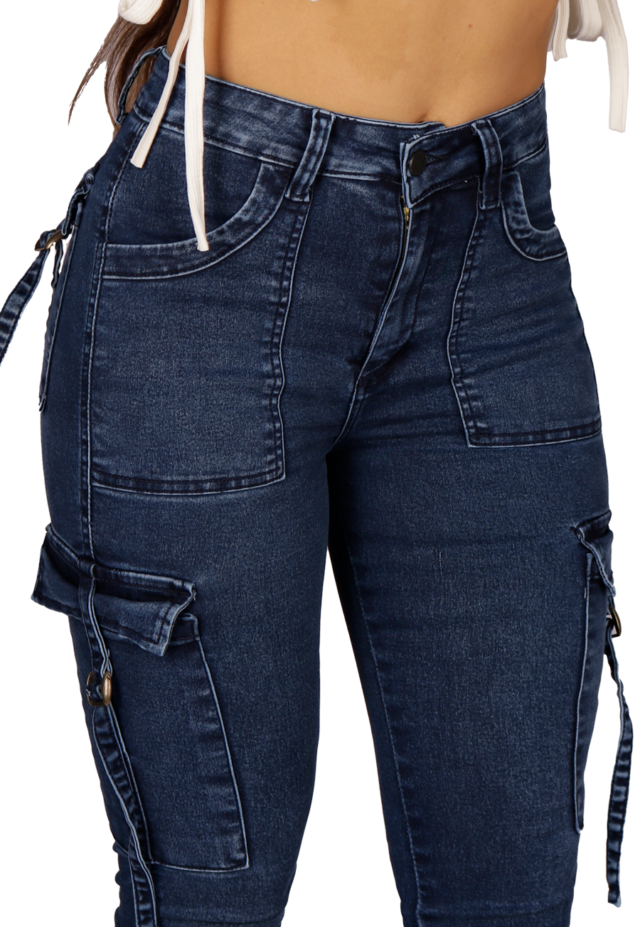 CurveTactik™ - Skini jeans Cargo Levanta Gluetos
